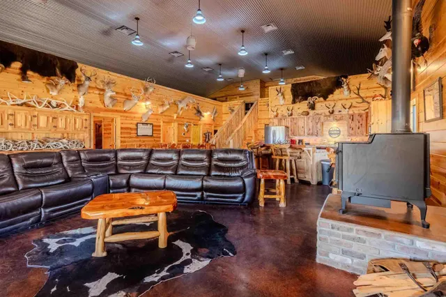 a view of outdoor space with seating area