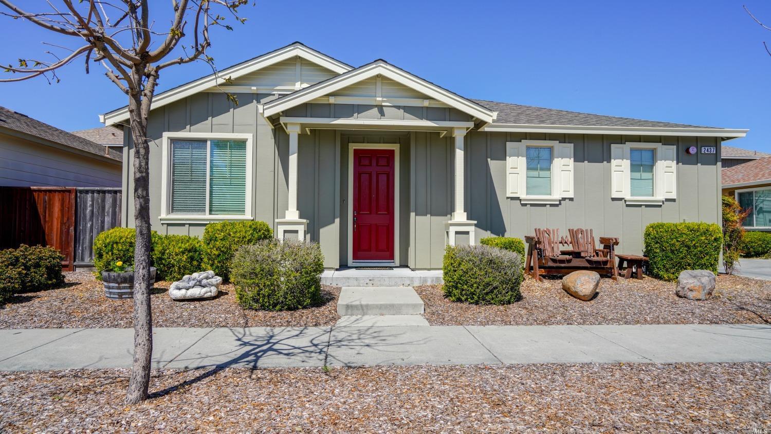 2437 Avignon Circle Santa Rosa, CA 95403 - Photo 1 of 1 a front view of a house with garden