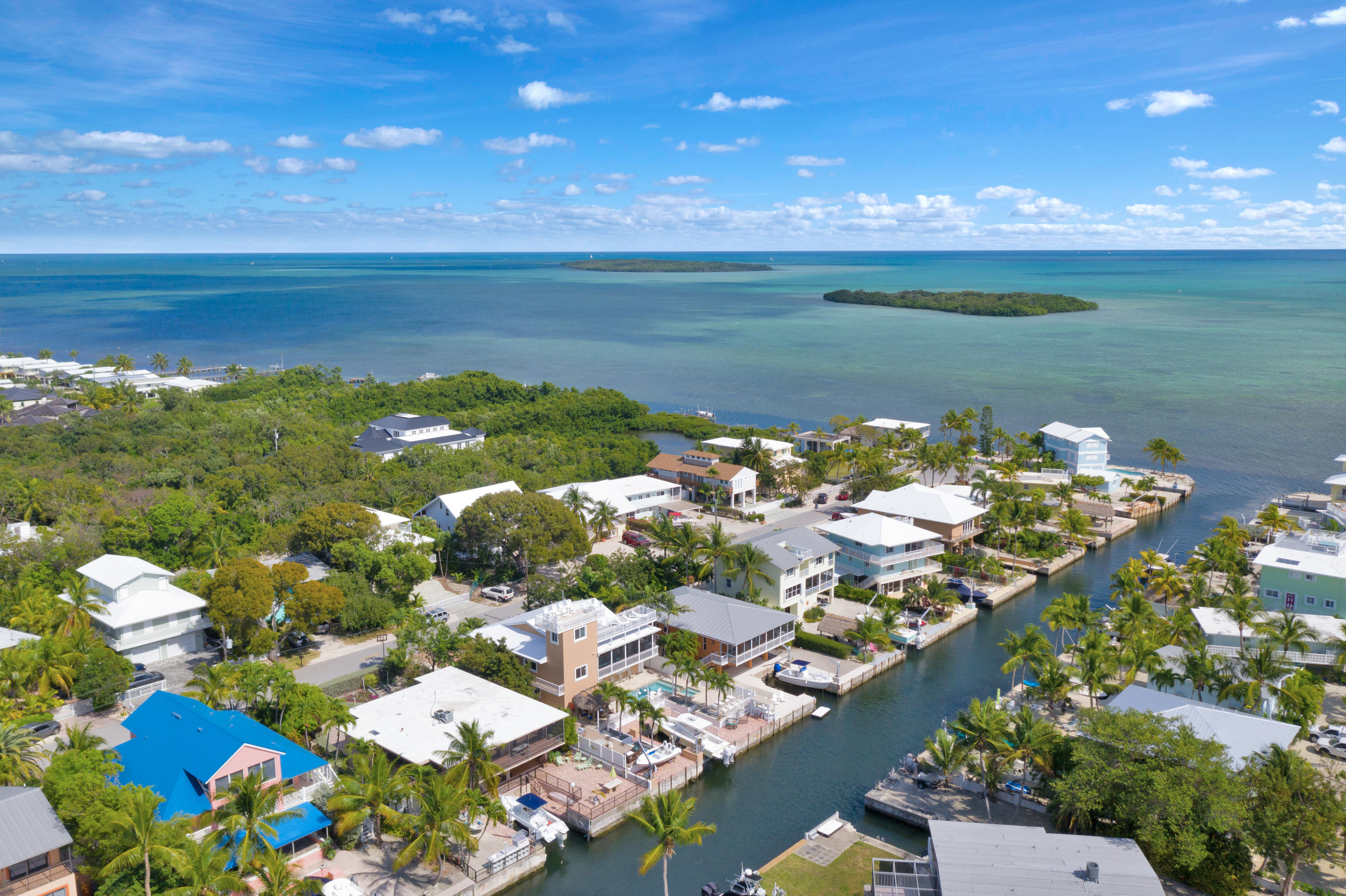 1214 Mockingbird Road Key Largo, FL 33037 - Photo 6 of 68 Canal Aerial
