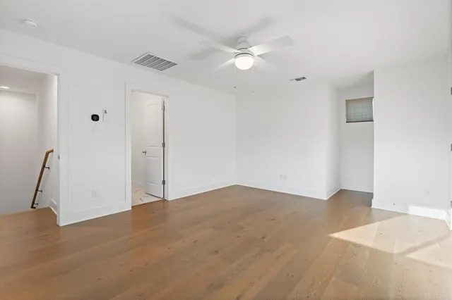 wooden floor in an empty room