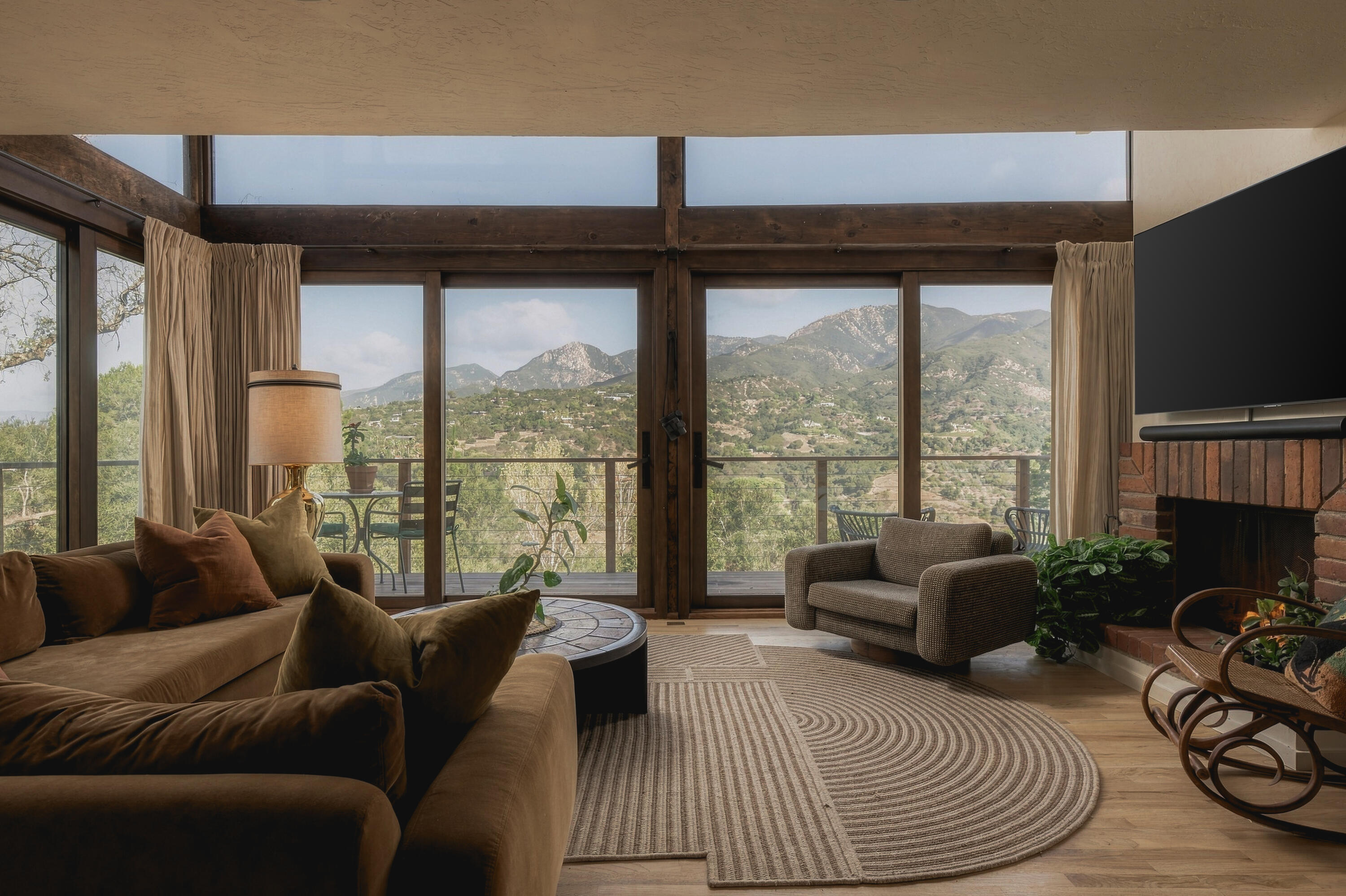 75 Conejo Road Santa Barbara, CA 93103 - Photo 3 of 25 Living Rm w/ Mtn Views