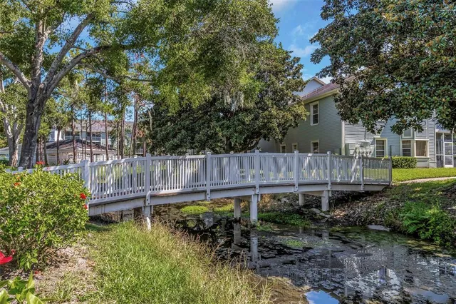 a house view with a garden space