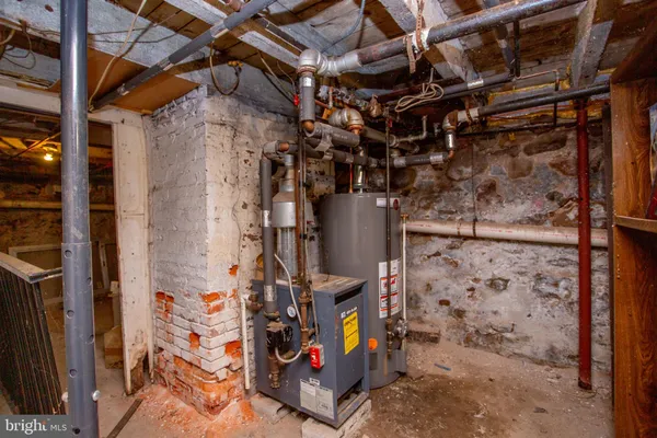 a view of water heater room