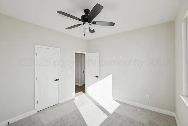 a view of an empty room