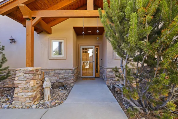 a view of wooden floor