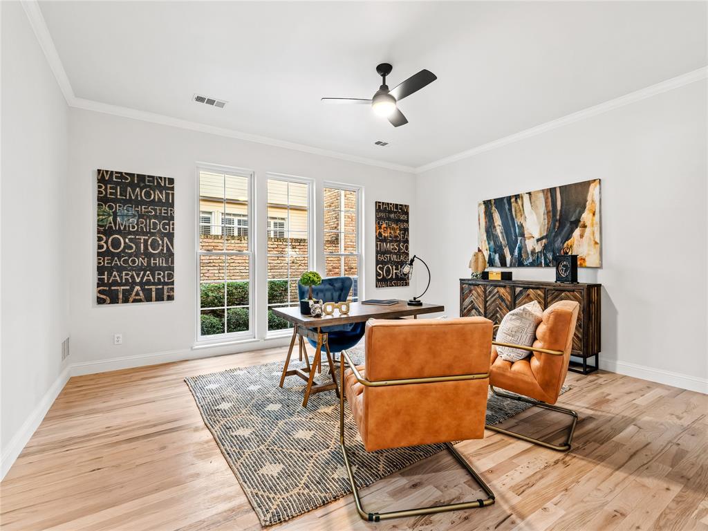 5120 Briar Tree Drive Dallas, TX 75248 - Photo 14 of 40 a living room with furniture and large windows