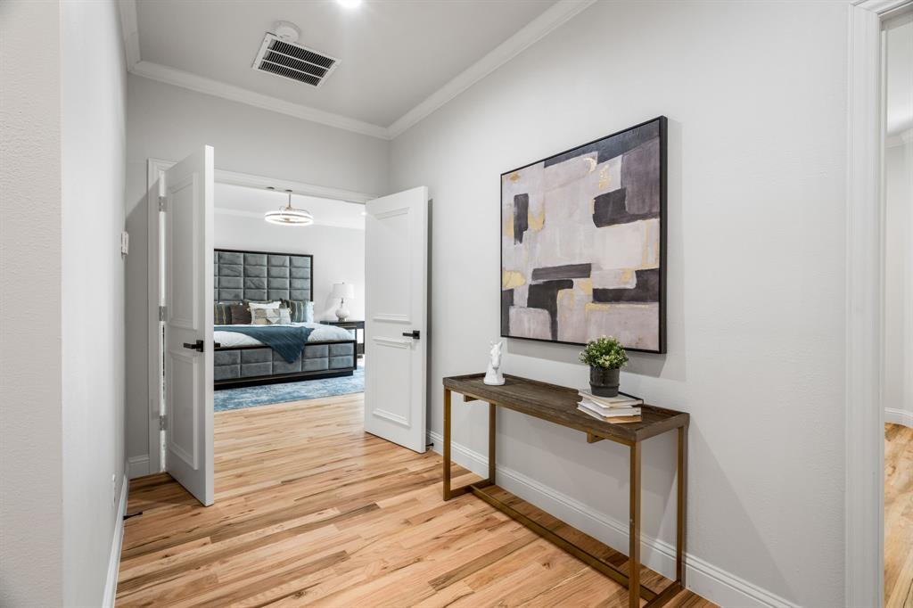 5120 Briar Tree Drive Dallas, TX 75248 - Photo 20 of 40 a living room with furniture and a wooden floor