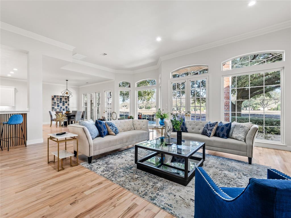 5120 Briar Tree Drive Dallas, TX 75248 - Photo 25 of 40 a living room with furniture and a large window