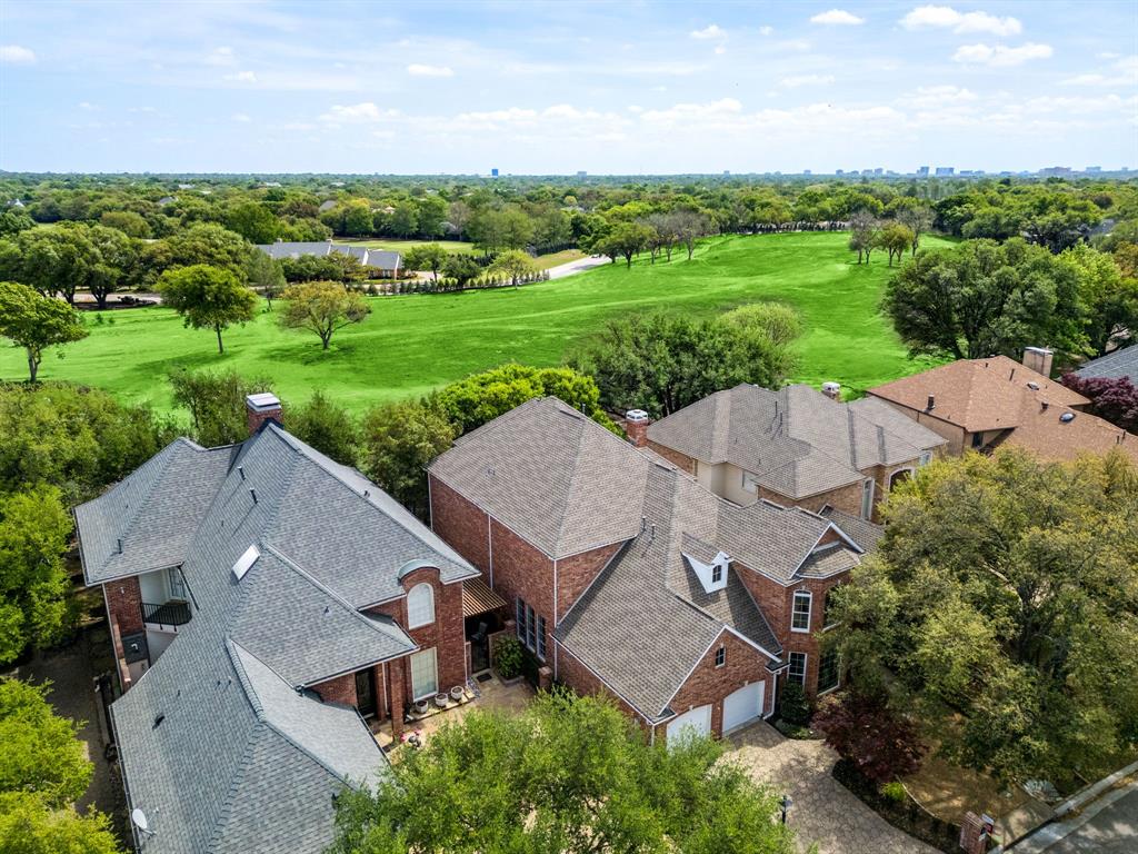 5120 Briar Tree Drive Dallas, TX 75248 - Photo 37 of 40 an aerial view of a house with garden space and street view