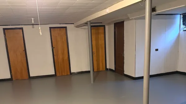 a view of a room with closet