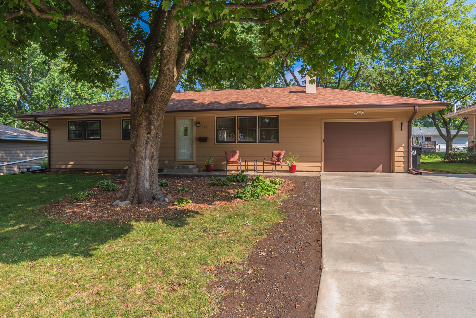 22 Ardith Drive Normal, IL 61761 - Photo 49 of 51 a front view of a house with garden