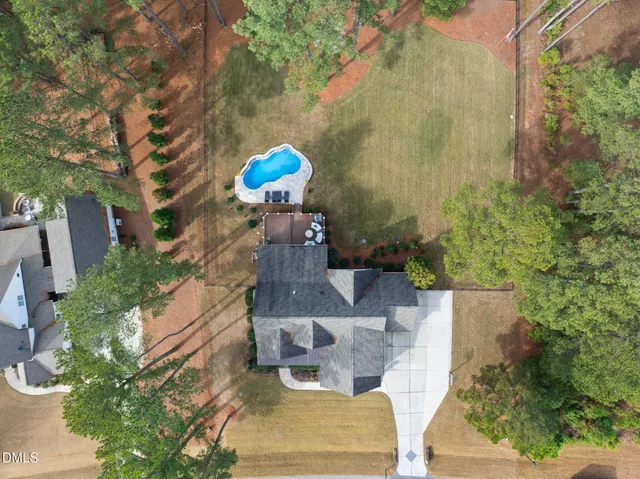 an aerial view of a city with lots of residential buildings