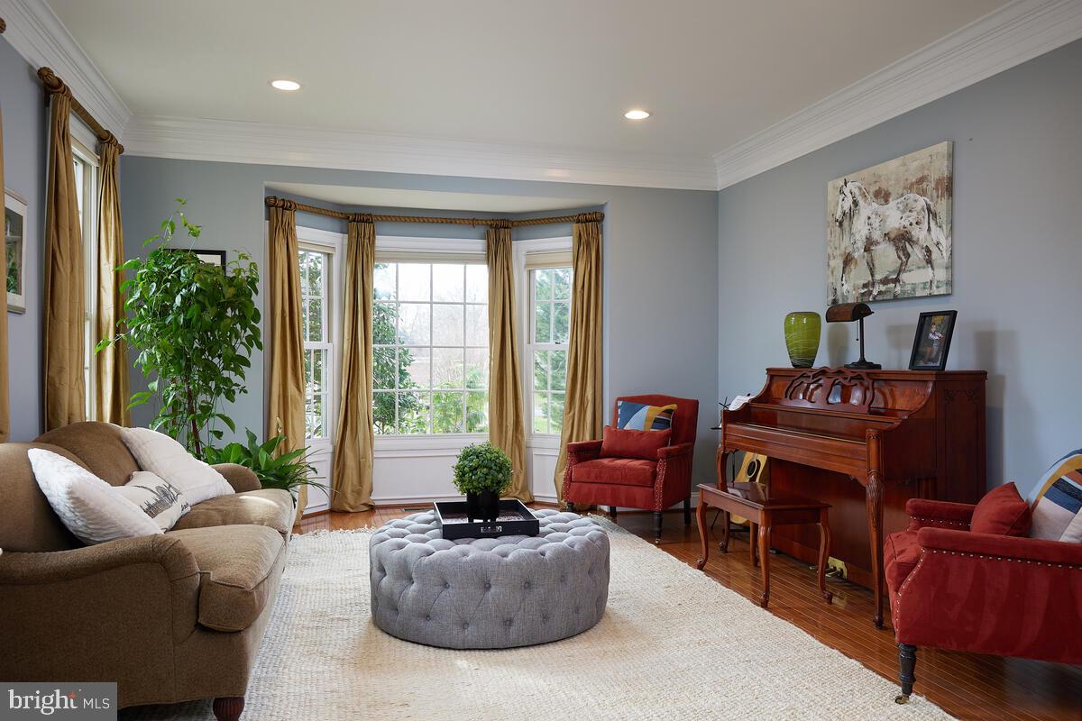 11404 Ridge Mist Terrace Potomac, MD 20854 - Photo 3 of 33 Formal Living Room with Bay Windows