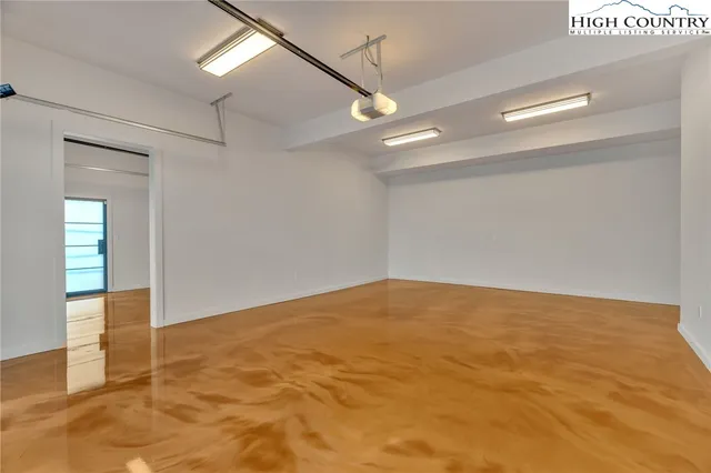 a house view with swimming pool and porch