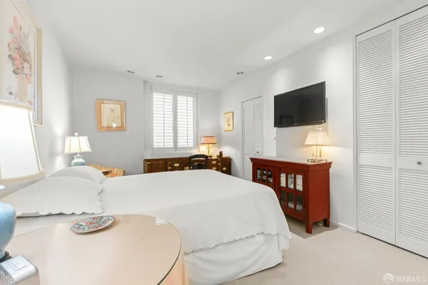 a view of a house with a mountain