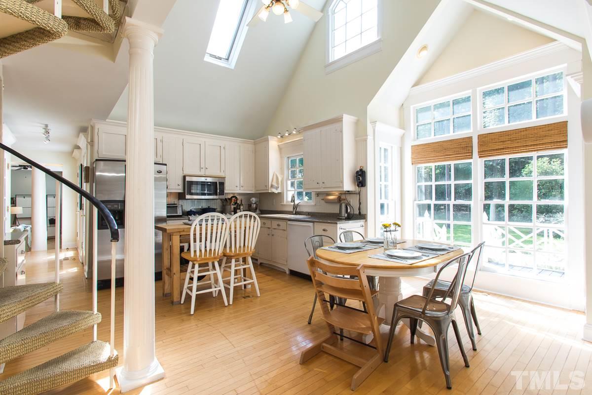 1715 Six Gables Road Durham, NC 27712 - Photo 4 of 25 It's hard to adequately describe all the bright cheerful natural light you get in this house from the many windows, cathedral ceilings, skylights and glass-paneled doors.