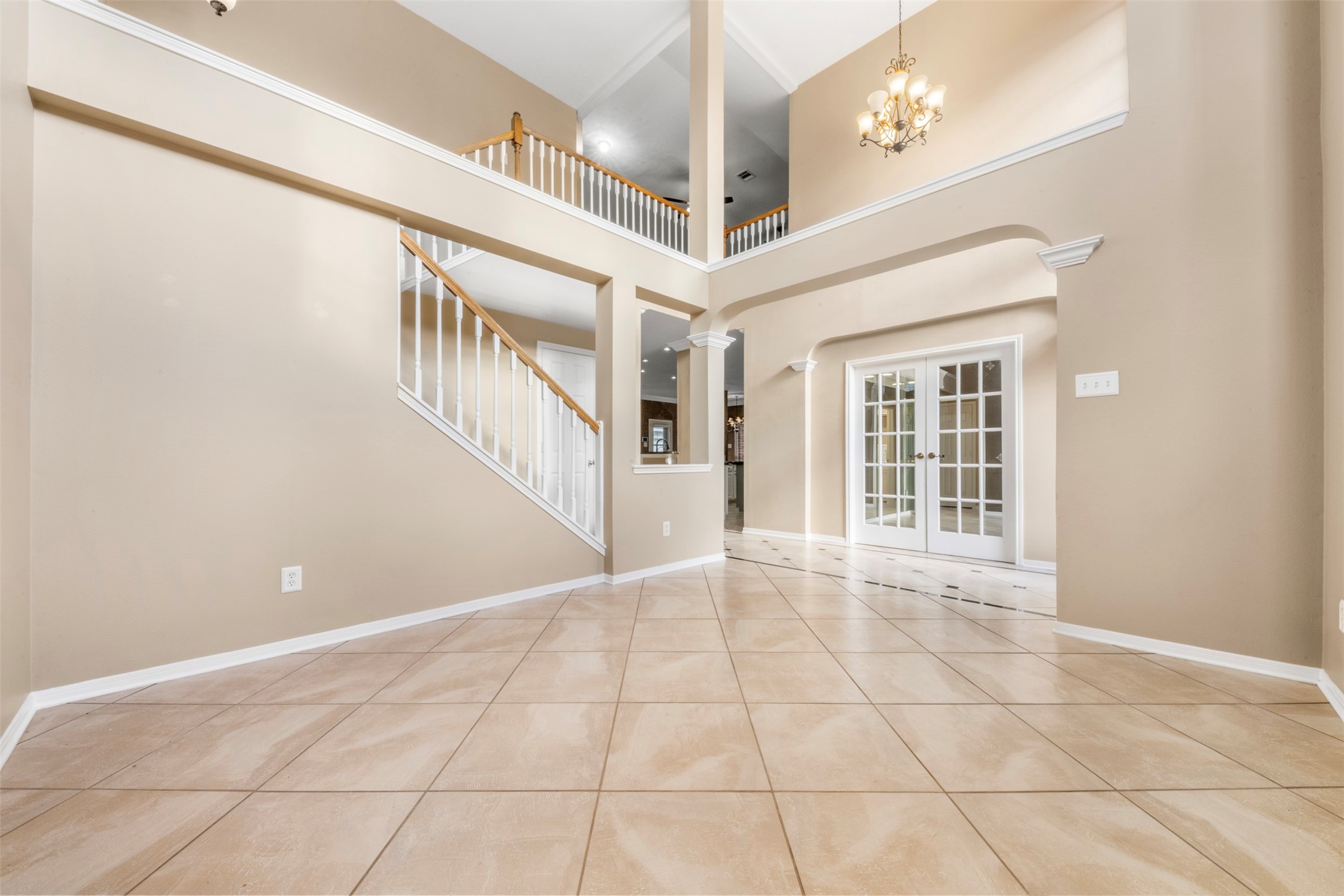 2406 Spanish Oak Hill Court Spring, TX 77388 - Photo 6 of 44 a view of an entryway with stairs