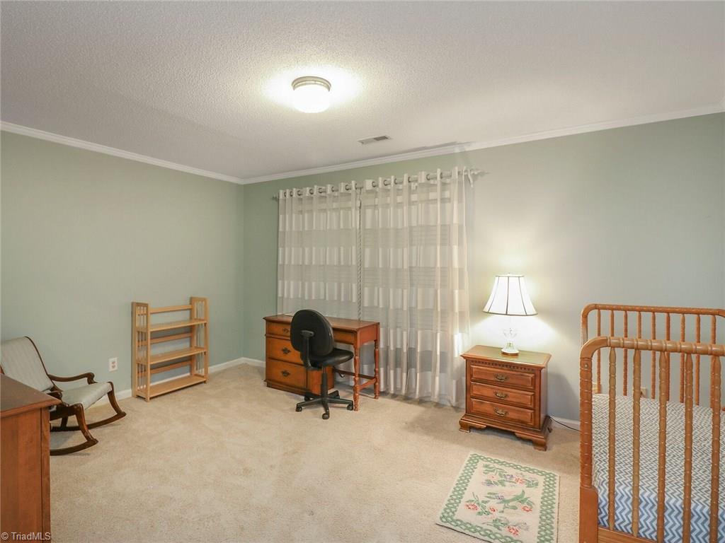 540 Lindley Road Greensboro, NC 27410 - Photo 21 of 29 Lower level bedroom is spacious.