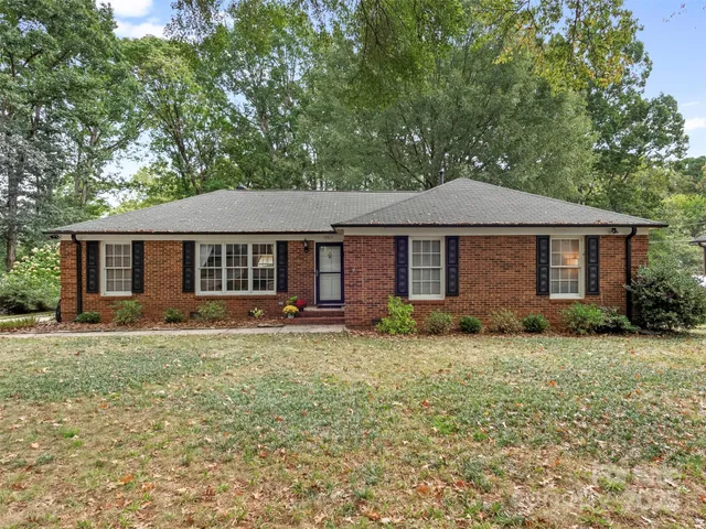 front view of a house and a yard