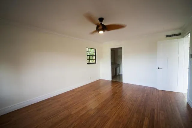 wooden floor in an empty room