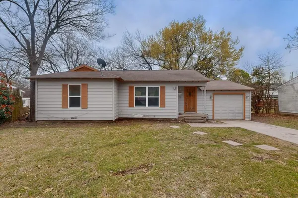 a backyard of a house
