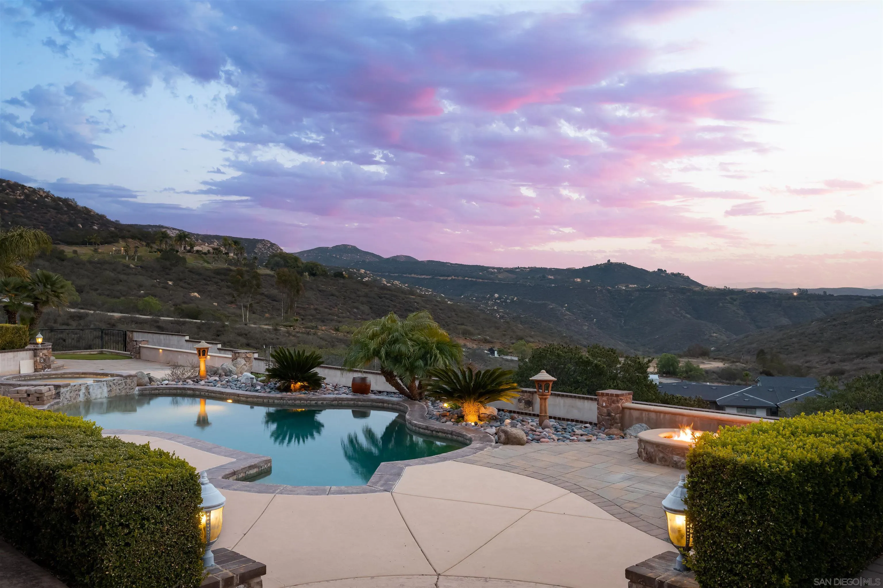 14755 High Valley Road Poway, CA 92064 - Photo 2 of 59 a view of city from terrace with seating space