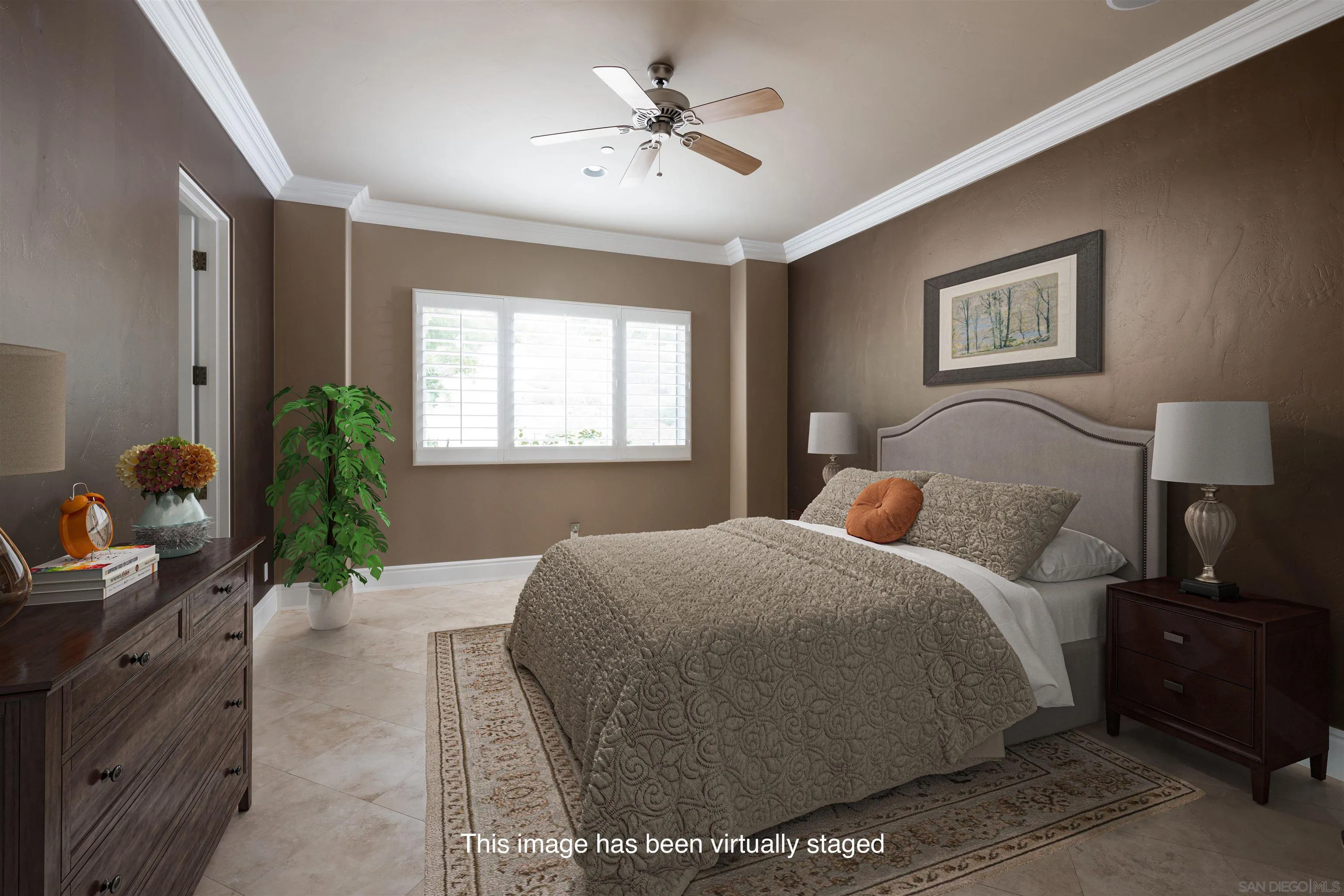 14755 High Valley Road Poway, CA 92064 - Photo 26 of 59 a bed room with a bed and a window