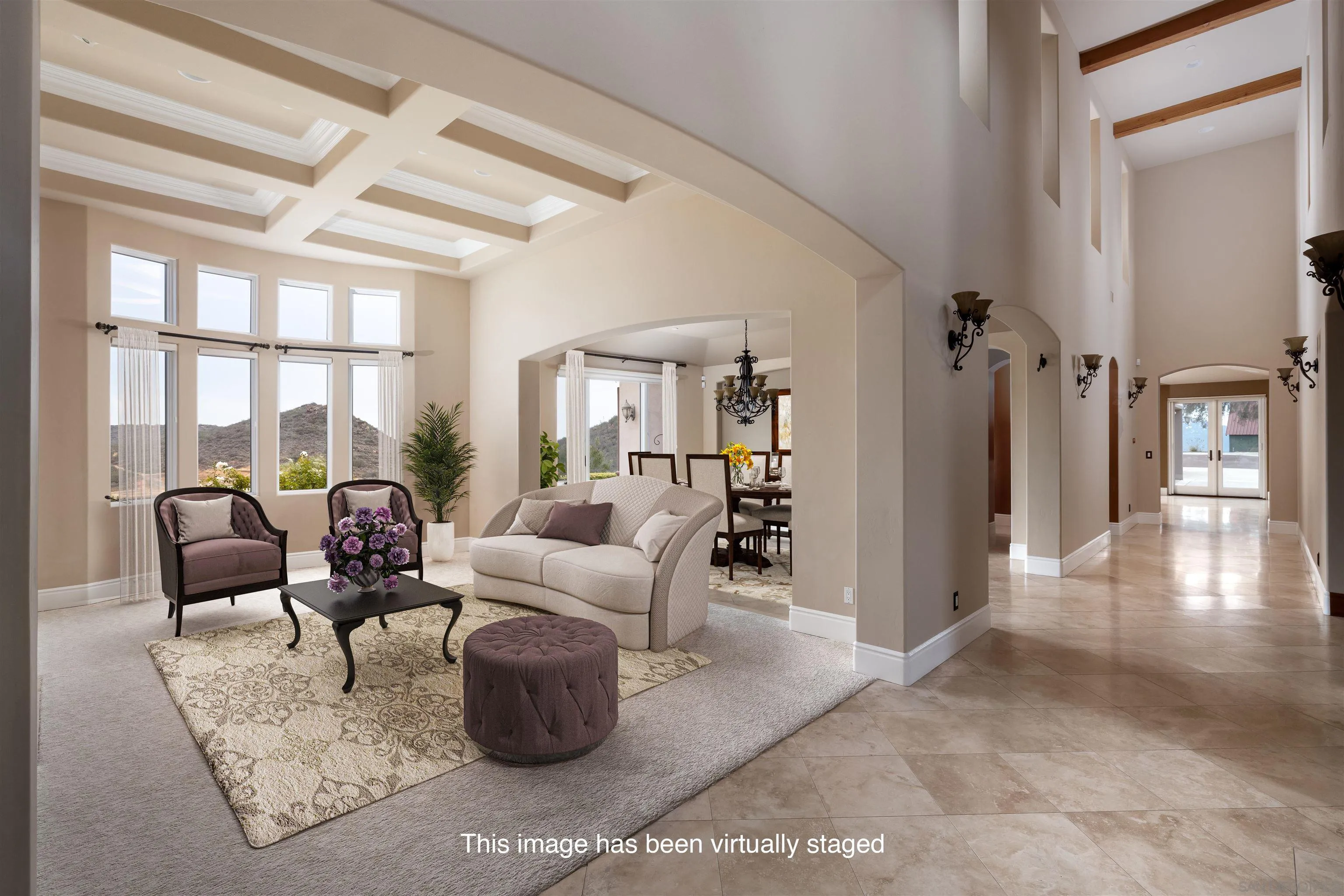 14755 High Valley Road Poway, CA 92064 - Photo 5 of 59 a living room with furniture and a table