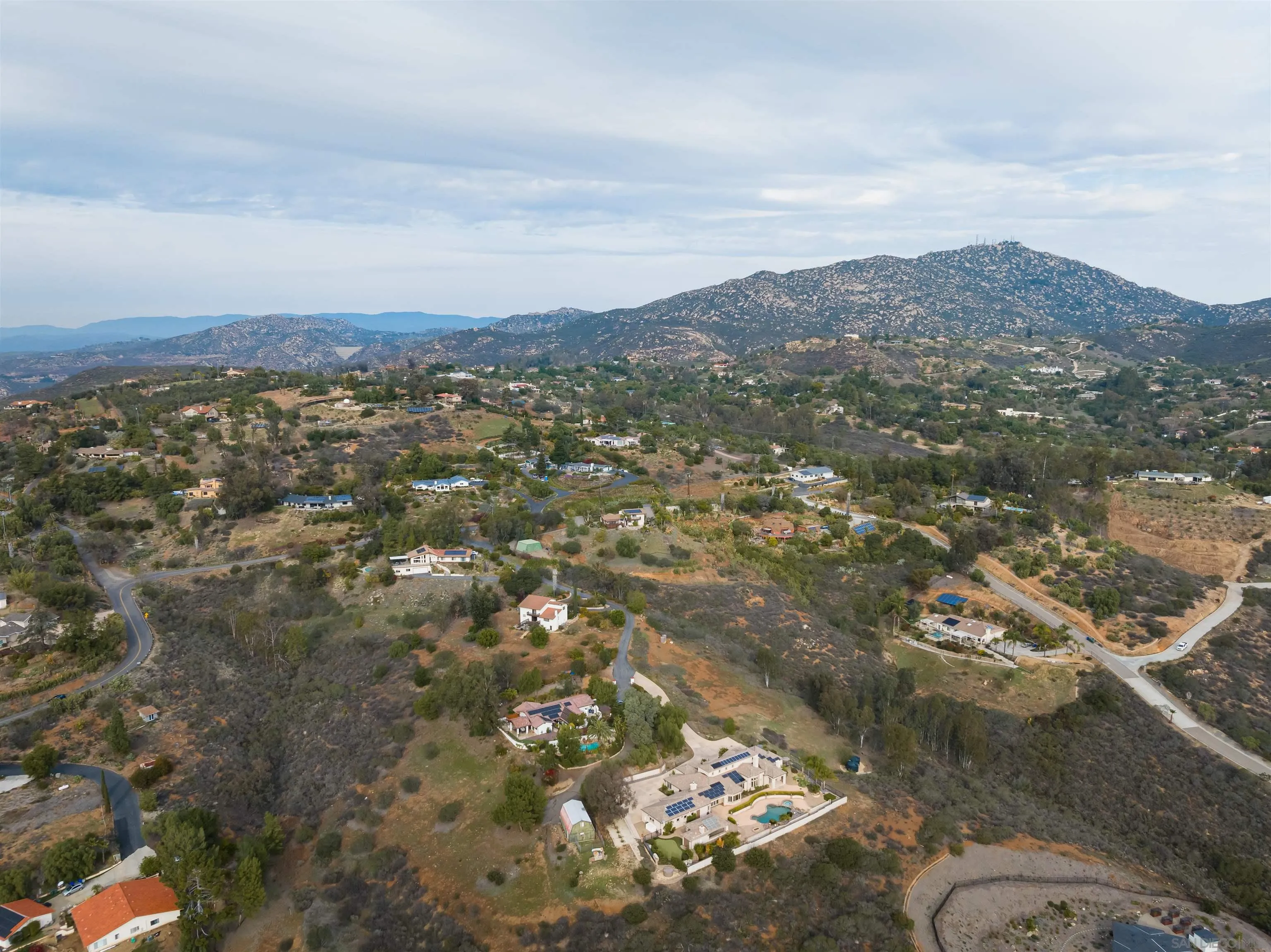 14755 High Valley Road Poway, CA 92064 - Photo 55 of 59 an aerial view of residential house and car parked
