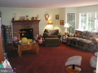 219 Media Line Road Broomall, PA 19008 - Photo 3 of 6 a living room with furniture a window and a fireplace