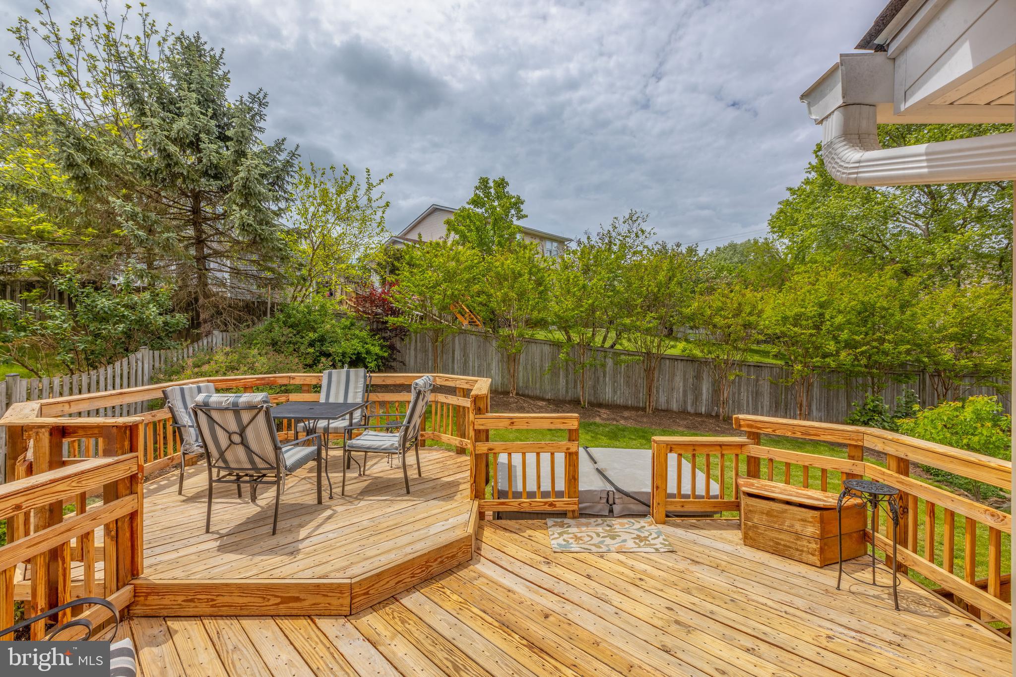 1344 Shallow Ford Road Herndon, VA 20170 - Photo 34 of 50 Inviting deck with stairs to lovely, private yard.