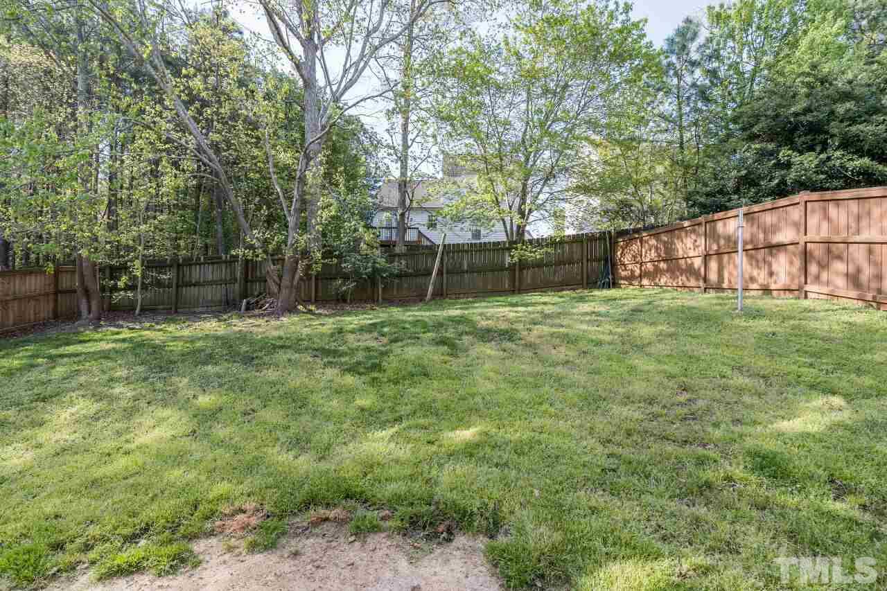 2905 Alder Ridge Lane Raleigh, NC 27603 - Photo 24 of 26 This home is nestled on .15 acres and the back yard is fenced.