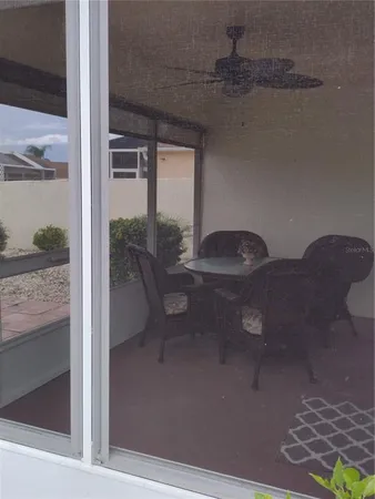 a view of balcony and patio