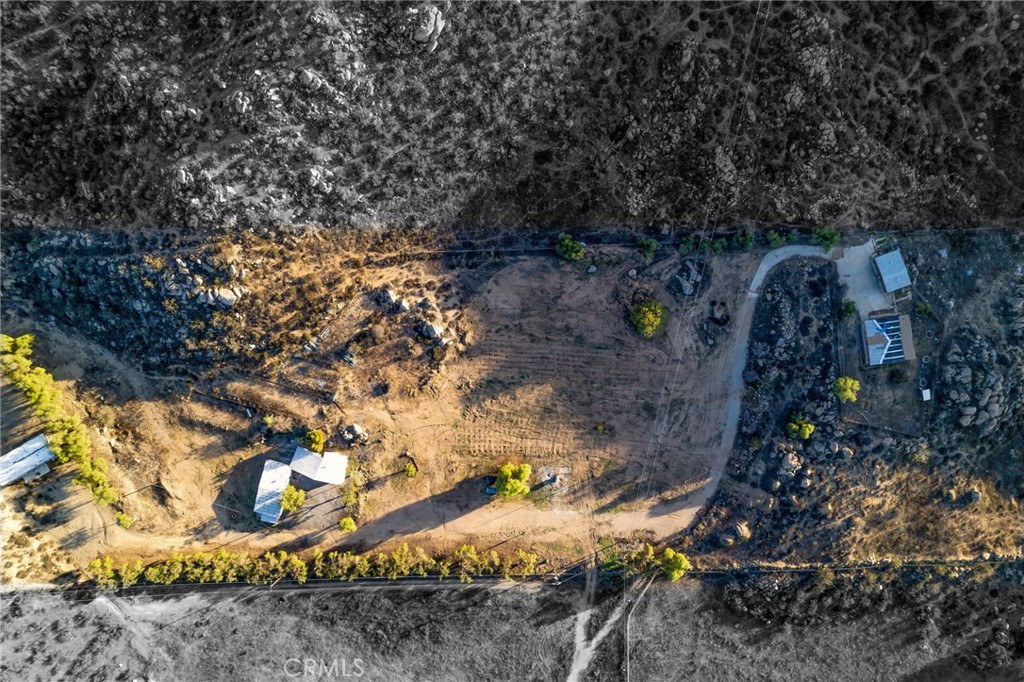 a backyard of a house