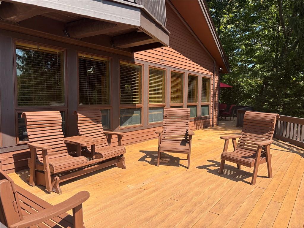 2488 County Line Road Champion, PA 15622 - Photo 32 of 50 a view of a patio with a table and chairs