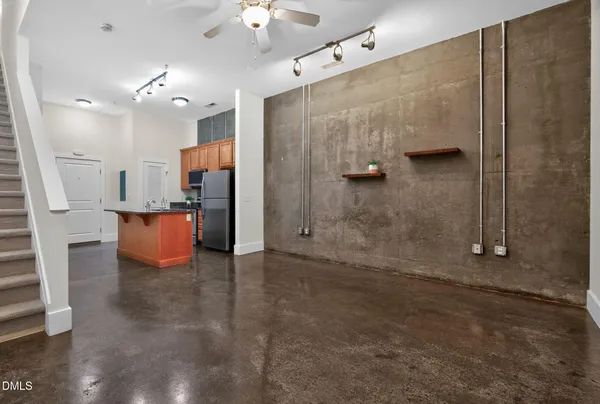 a bathroom with a shower and a tub