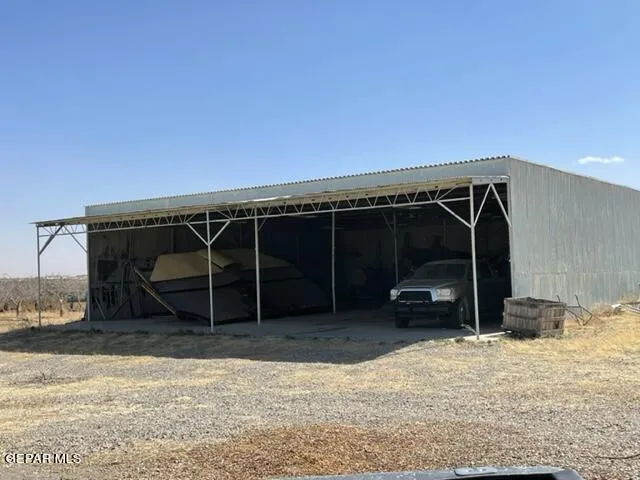 a view of a car garage