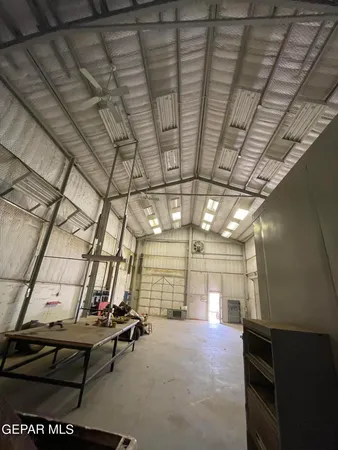 a room with gym equipment