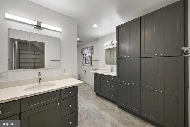 an aerial view of a house with outdoor space and street view