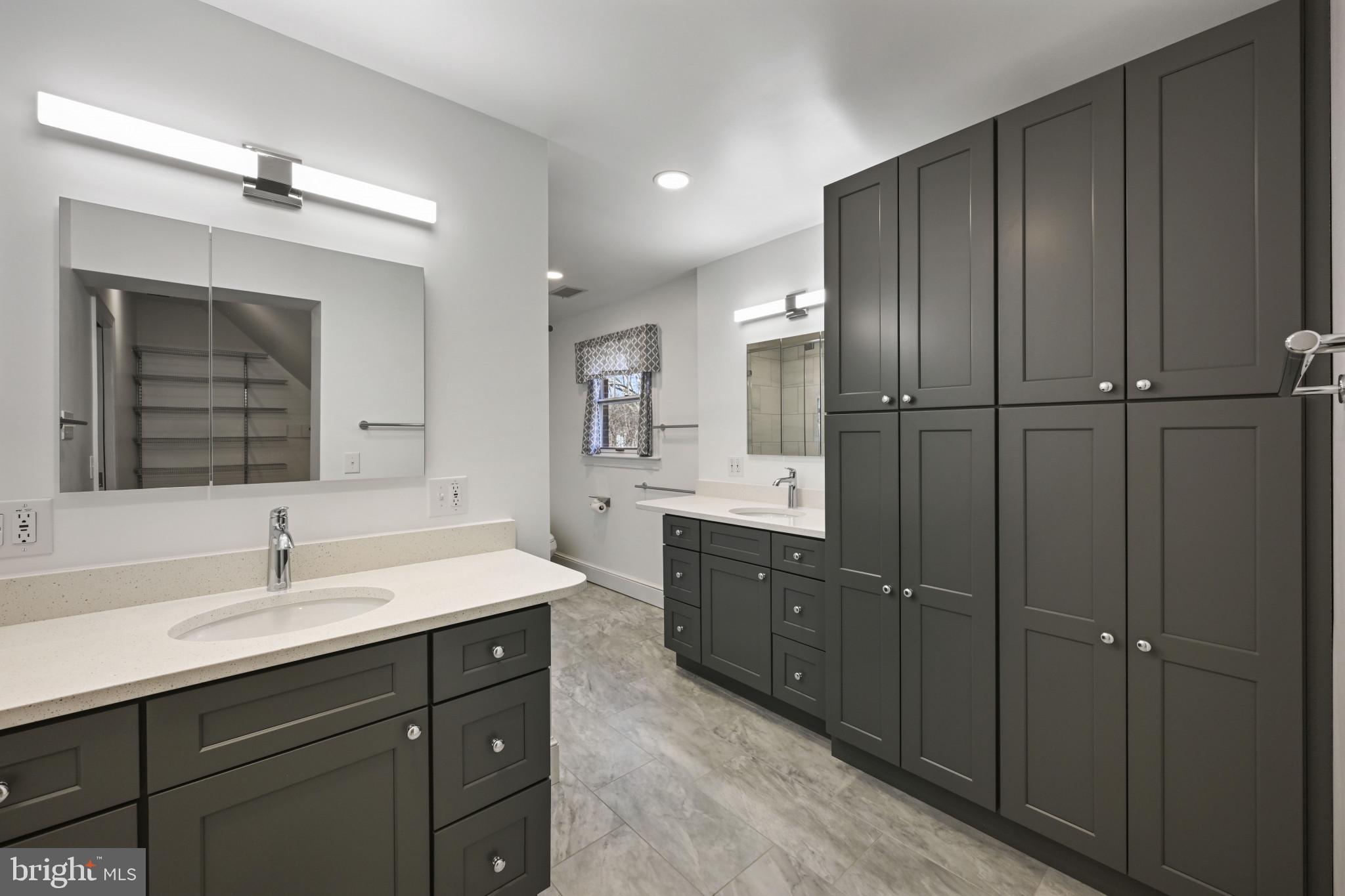 16966 Teagues Point Road Hughesville, MD 20637 - Photo 29 of 72 Full bath with two vanities, a closet, and recesse