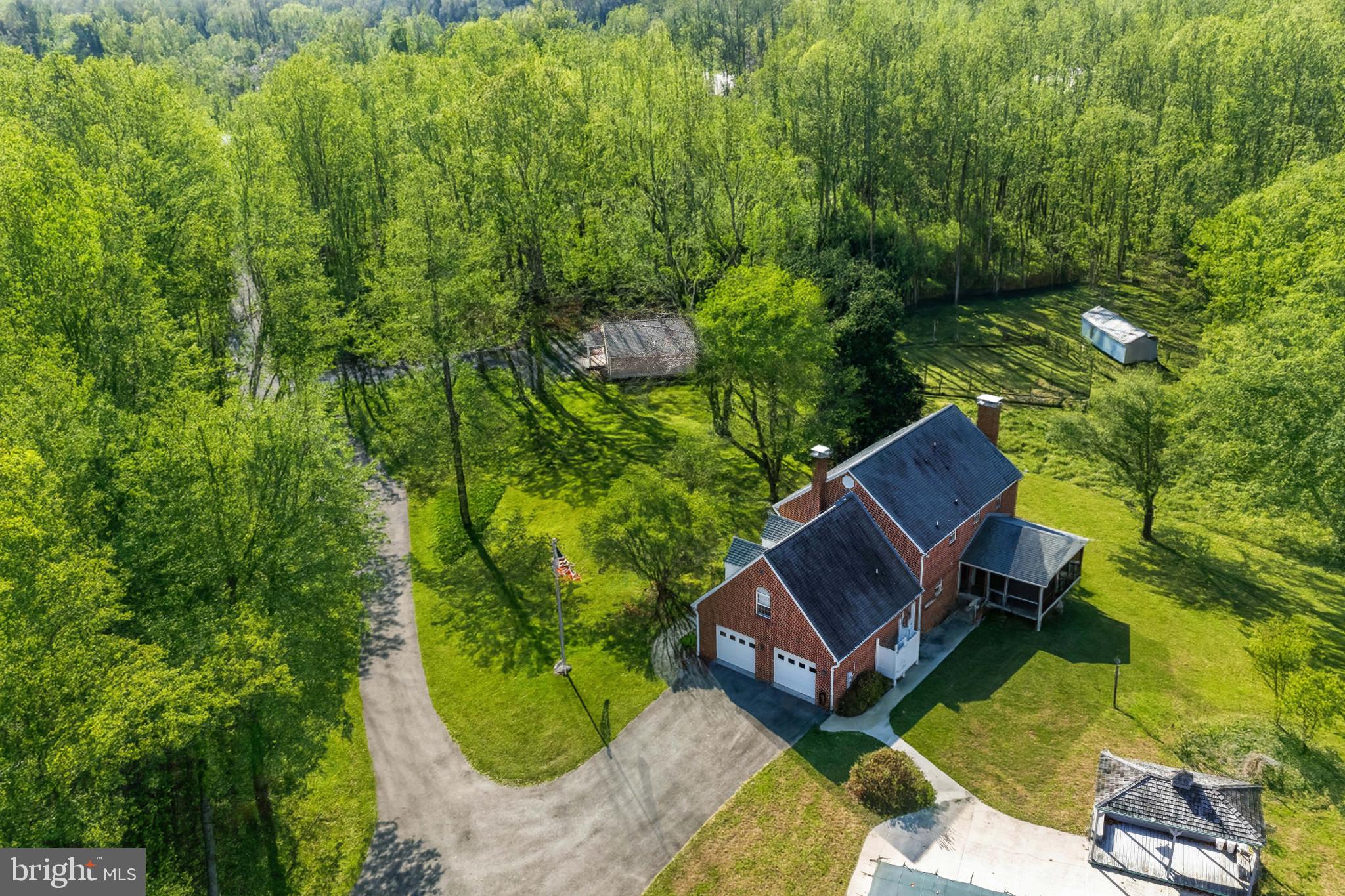 16966 Teagues Point Road Hughesville, MD 20637 - Photo 68 of 72 Aerial view of the home
