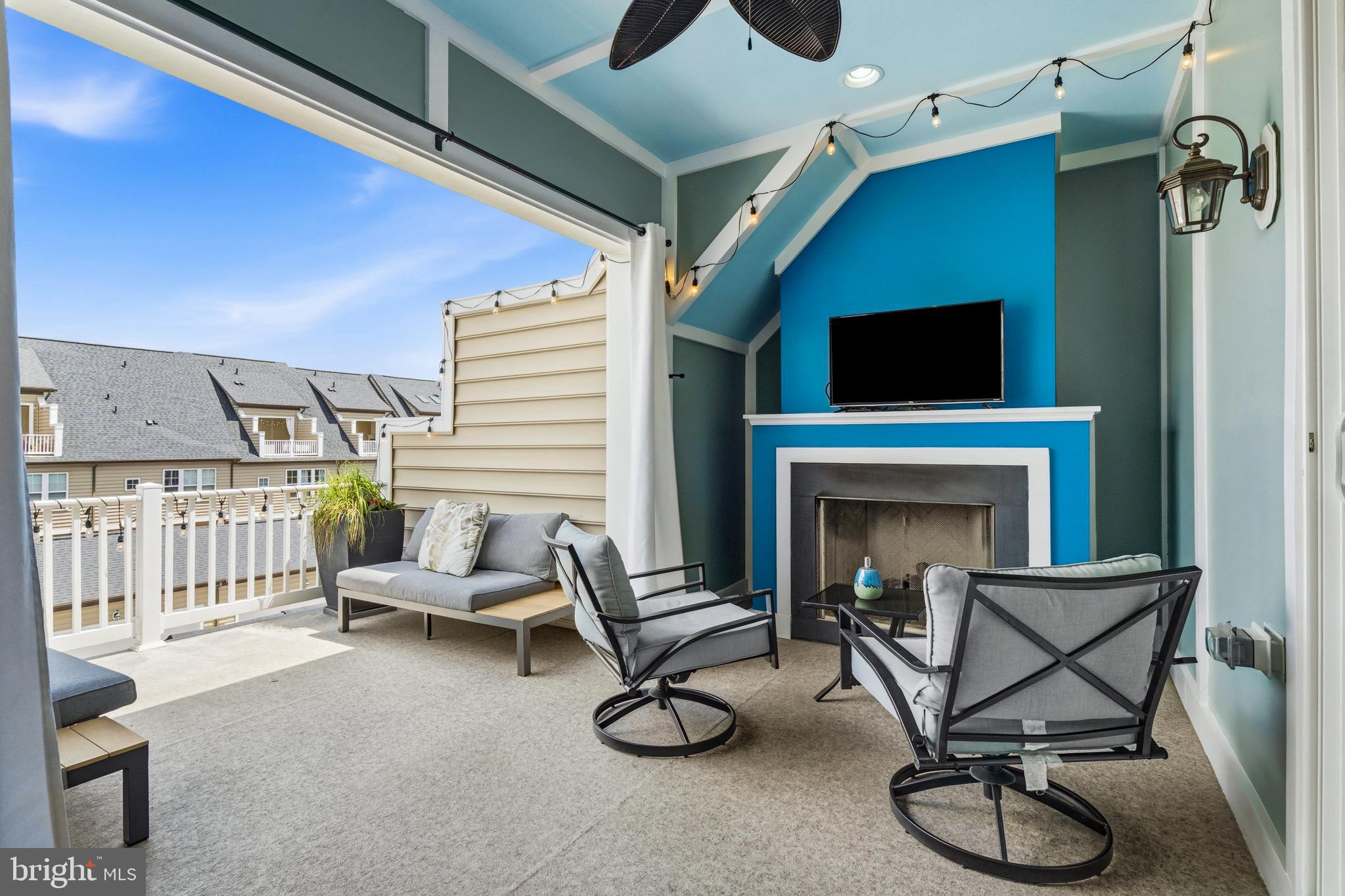 605 Blandwood Road Frederick, MD 21701 - Photo 32 of 72 Enjoy summer nights around the outdoor fireplace.