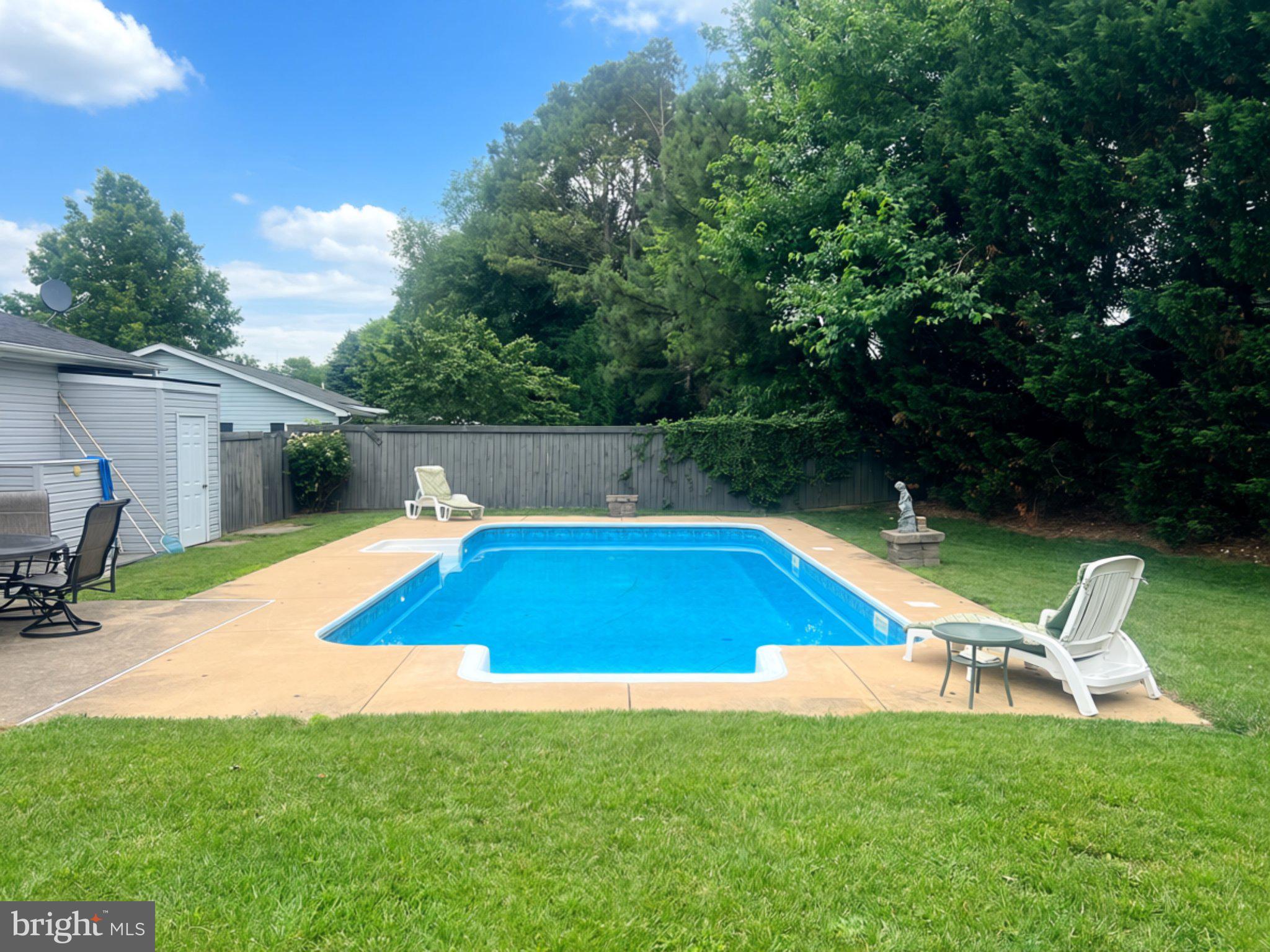 64 Ralphs Court Martinsburg, WV 25404 - Photo 4 of 8 Tranquil backyard oasis with pool.