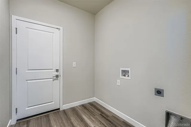 wooden floor in an empty room