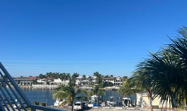 a view of a city and ocean view