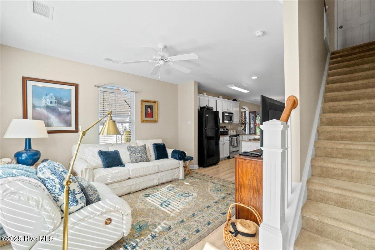 7650 Front Street, Unit 3 Sunset Beach, NC 28468 - Photo 15 of 37 Staircase View