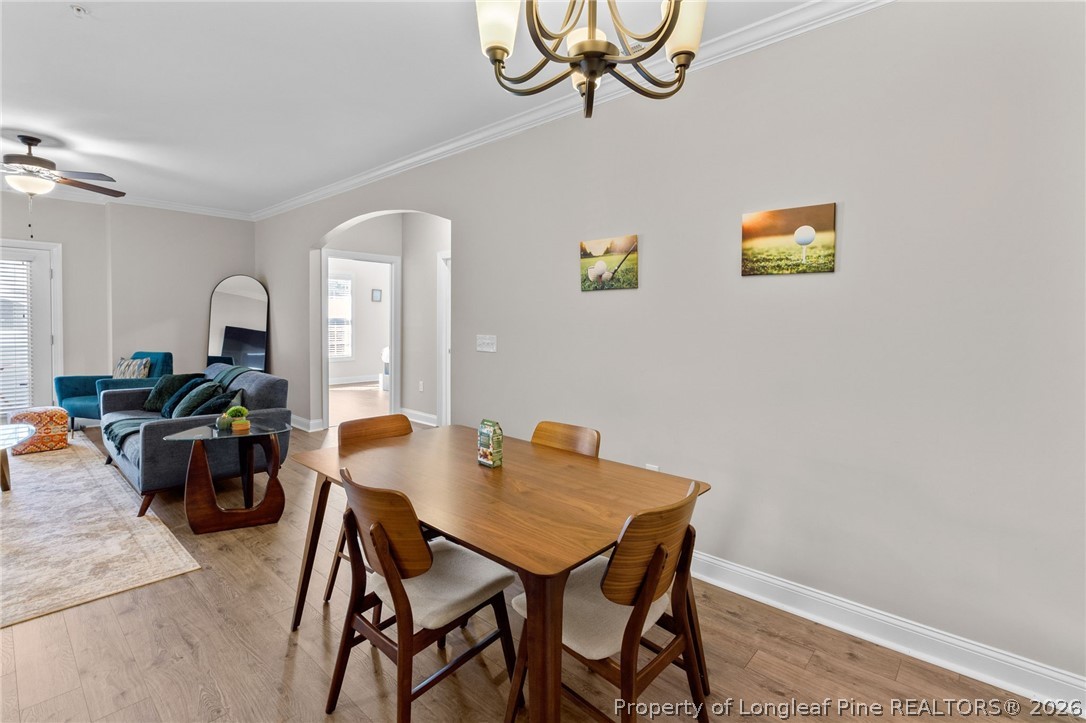 288 Gallery Drive, Unit 301 Spring Lake, NC 28390 - Photo 7 of 36 a view of a dining room with furniture