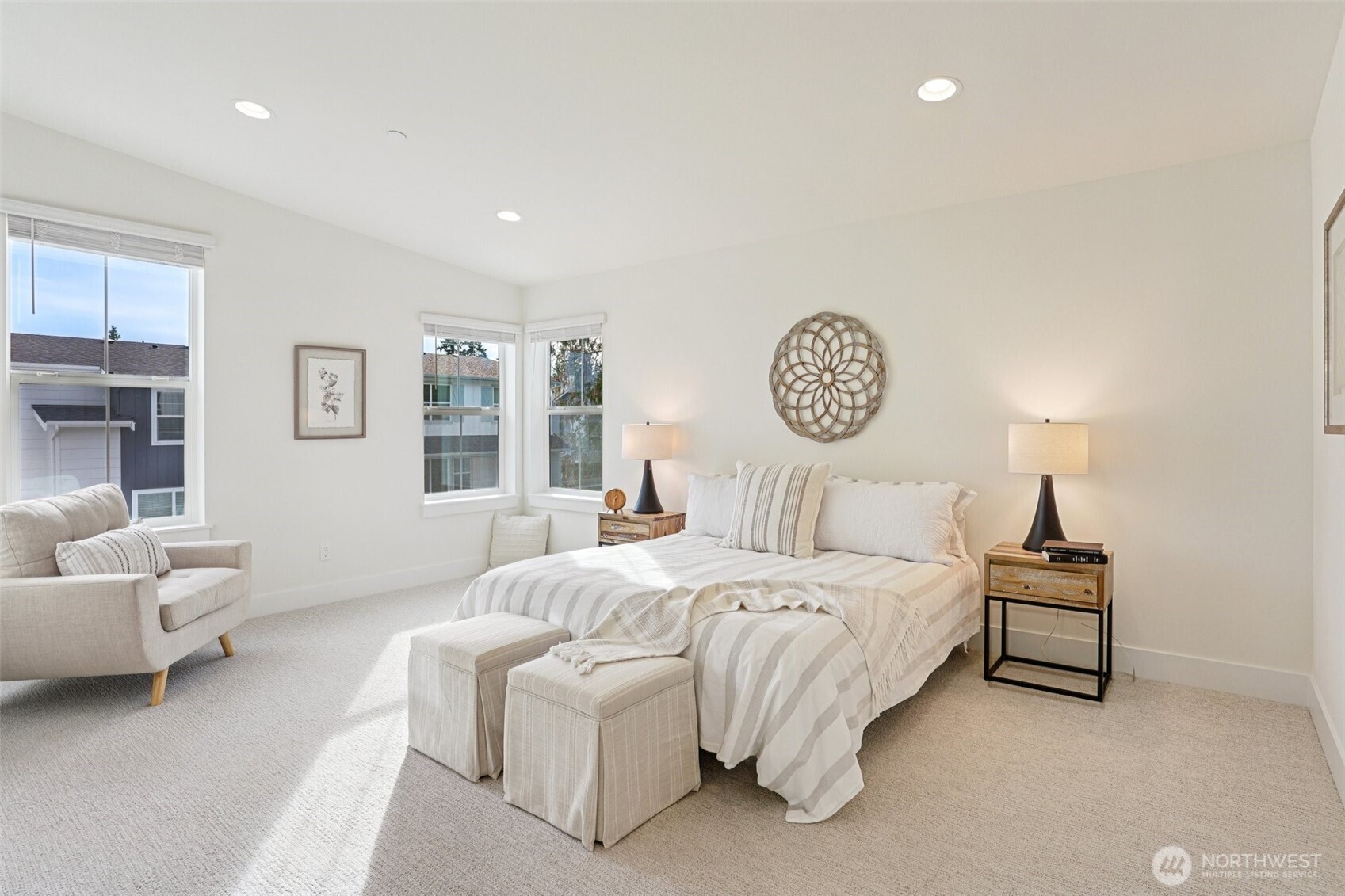 11 160th Place Southeast Bothell, WA 98012 - Photo 17 of 39 a bedroom with a bed and a couch