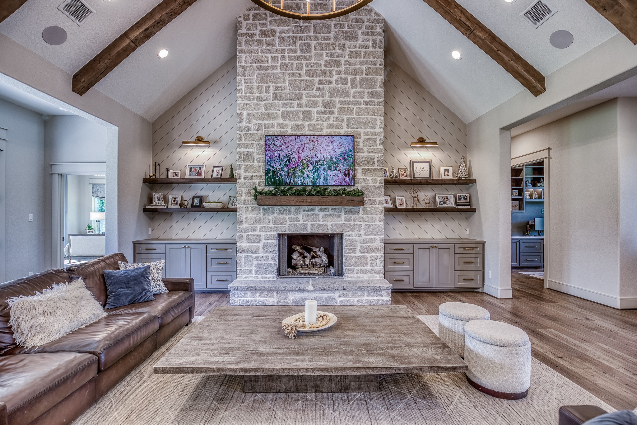 40051 Mesquite Hempstead, TX 77445 - Photo 12 of 29 a living room with furniture and a fireplace