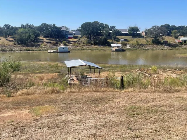 a view of a lake with houses